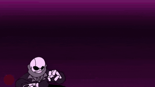 a cartoon character is standing in front of a purple background that says hand breaker .
