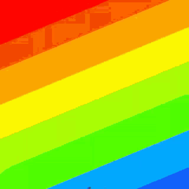a rainbow colored circle with a girl in the center