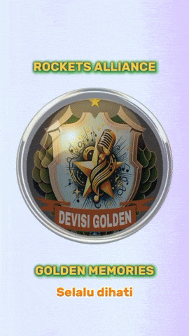 a logo for rockets alliance devisi golden golden memories