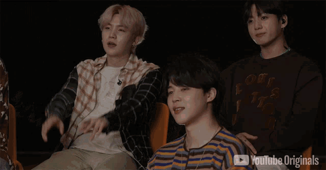 a video of a young man named suga is being played on youtube originals