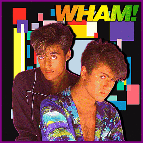 Band-wham Singer-george-michael GIF - Band-wham Singer-george-michael 1980s-music GIFs