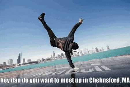 a man is doing a handstand on top of a red bull advertisement .