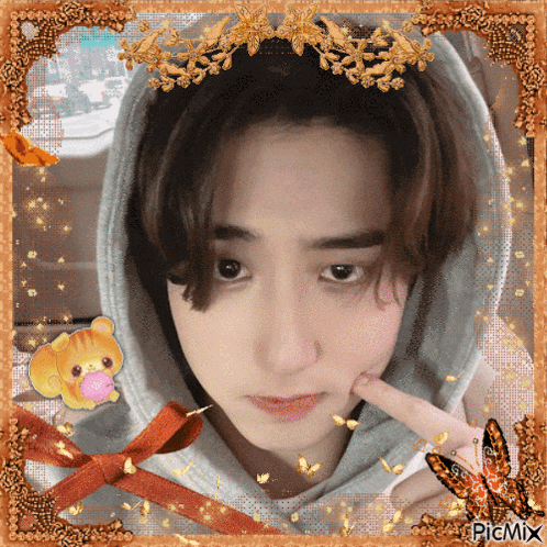 a picture of a person with a crown on their head is displayed on a picmix page