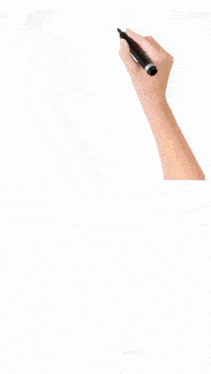 a hand is holding a marker over a picture of a woman 's face