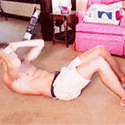 Happy Mens Day Workout GIF - Happy Mens Day Workout Sit Ups GIFs