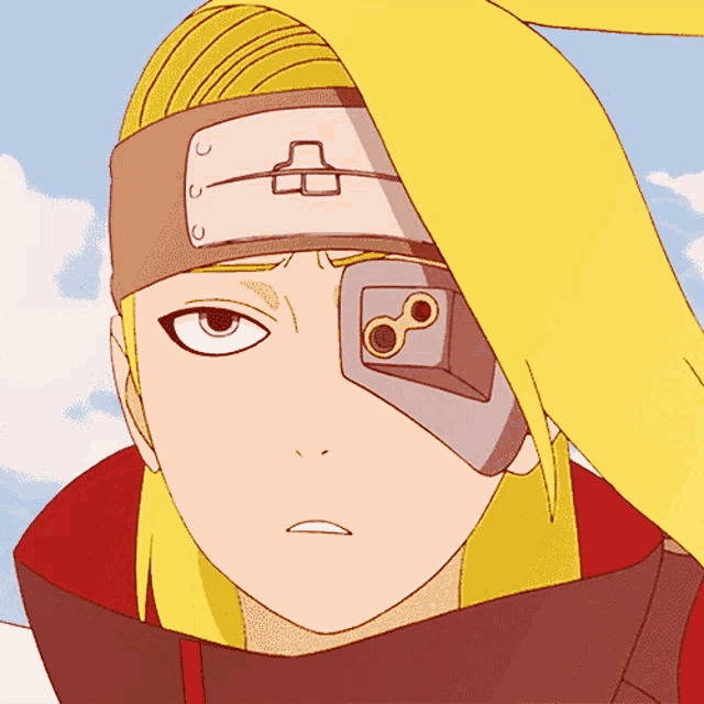 a close up of a person 's face with a headband on