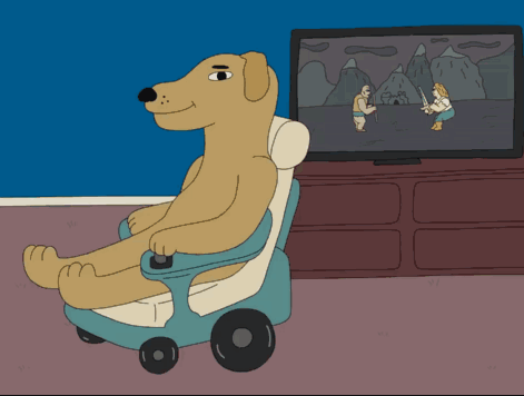 Sick Animations Sickanimation GIF - Sick Animations Sickanimation Wheelchair Dog GIFs