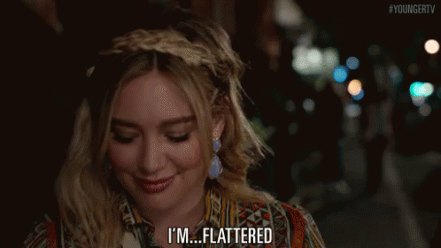 I'M Flattered GIF - Younger Tv Younger Tv Land GIFs