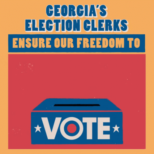 Georgia Election Clerks Ensure Our Freedom To Vote Thank You Election Clerks GIF - Georgia Election Clerks Ensure Our Freedom To Vote Thank You Election Clerks Thank You GIFs