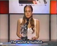 The World Is Bullshit GIF - Fiona Apple Bullshit Mad GIFs