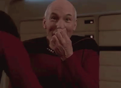 Captain Picard - Just Kidding GIF - Jk GIFs