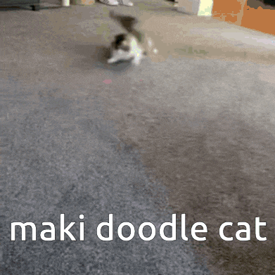Maki Doodle Cat Maki Cat GIF - Maki Doodle Cat Maki Cat Fuev Cat GIFs
