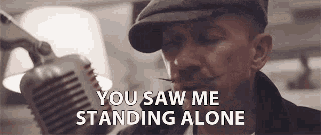 You Saw Me Standing Alone I Was Alone GIF - You Saw Me Standing Alone I Was Alone Youve Seen Me GIFs