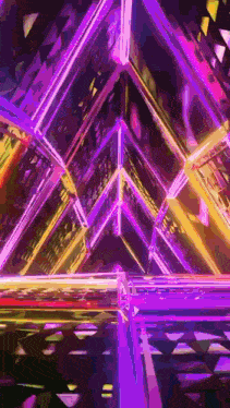 it looks like a pyramid with a lot of triangles in it .