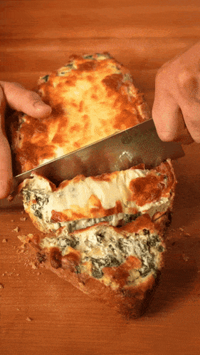 Spinach Dip Boat Bread Boat GIF - Spinach Dip Boat Bread Boat Food GIFs