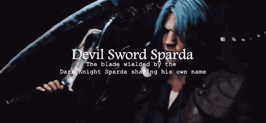 devil sword spada is the name of the blade wielded by the dark knight spada