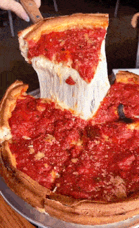 Chicago Deep Dish Pizza Pizza GIF - Chicago Deep Dish Pizza Pizza Deep Dish GIFs