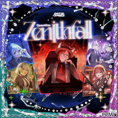 a poster for operation zenithfall shows a man in a suit and tie