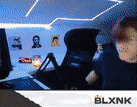 blxnk is written on the bottom of a screen