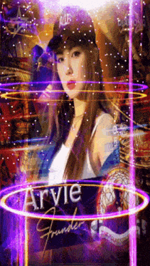 a painting of a woman with the name arnie founder