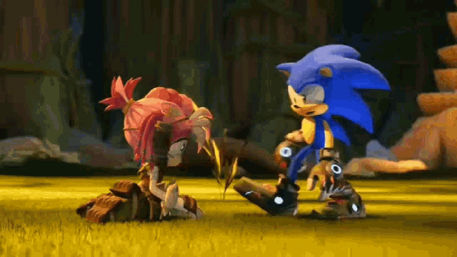 Sonic The Hedgehog Sonic Prime GIF - Sonic The Hedgehog Sonic Prime Amy Rose GIFs