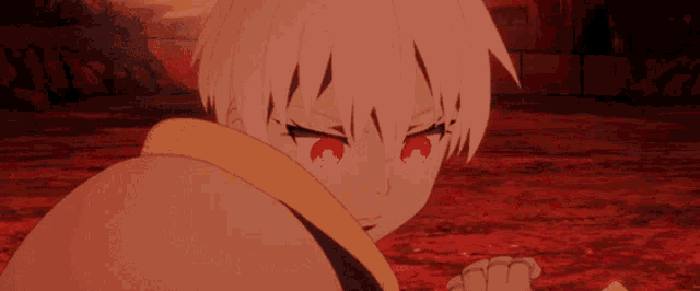 a cartoon character with a white cape and a red flower on his chest
