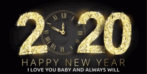 Happy New Year Happy2020 GIF - Happy New Year Happy2020 Clock GIFs