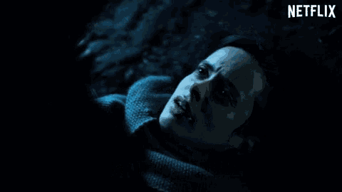a man is laying down in the dark and saying `` just like old times . ''