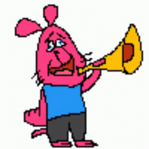 Pinky Einstein Blowing Trumpet GIF - Pinky Einstein Blowing Trumpet GIFs