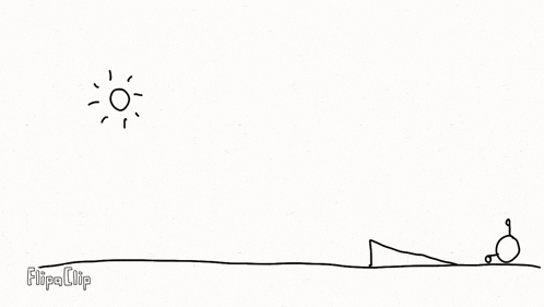 a drawing of a stick figure doing a trick on a ramp .