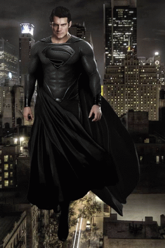Superman Black Superman GIF - Superman Black Superman Man Of Steel GIFs
