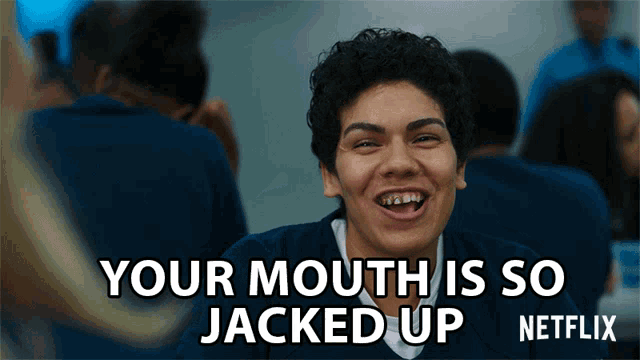 Your Mouth Is So Jacked Up Crooked Teeth GIF - Your Mouth Is So Jacked Up Crooked Teeth Missing Teeth GIFs