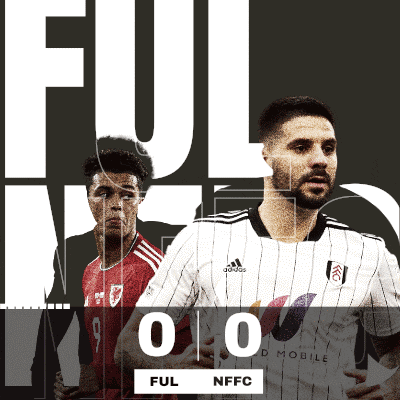 a poster for a soccer game between ful and nffc
