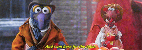 Muppets And I Am Here For The Food GIF - Muppets And I Am Here For The Food Singing GIFs