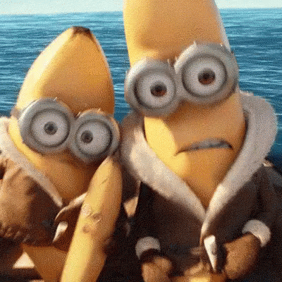 Banana? GIF - Minions Despicable Me Shocked GIFs