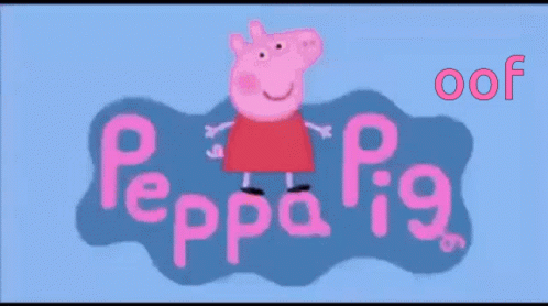Oof Peppa Pig GIF - Oof Peppa Pig Fall GIFs