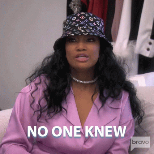 No One Knew Real Housewives Of Beverly Hills GIF - No One Knew Real Housewives Of Beverly Hills It Was A Secret GIFs