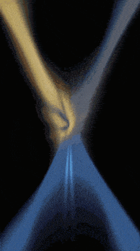 a computer generated image of a tunnel with a few lines of light coming out of it