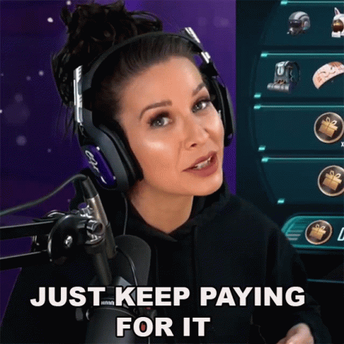 Just Keep Paying For It Bella Fox GIF - Just Keep Paying For It Bella Fox Bellafox Gaming GIFs