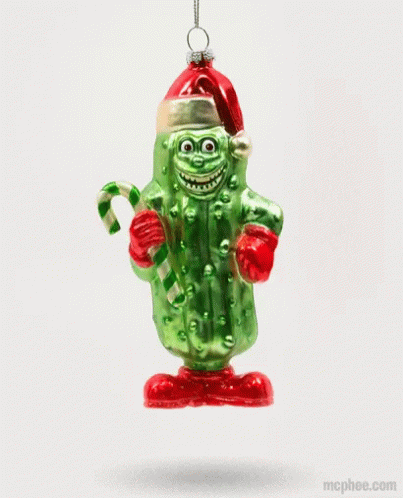 National Pickle Day Pickle Ornament GIF - National Pickle Day Pickle Ornament Pickles GIFs