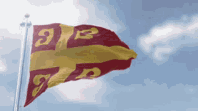Greek Flag Byzantine Flag GIF - Greek Flag Byzantine Flag Windy GIFs