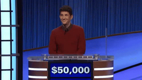 Jeopardy Matt Amodio GIF - Jeopardy Matt Amodio Smile And Nod GIFs