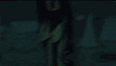 a blurred image of a person 's legs and feet