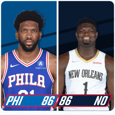 Philadelphia 76ers (86) Vs. New Orleans Pelicans (86) Third-fourth Period Break GIF
