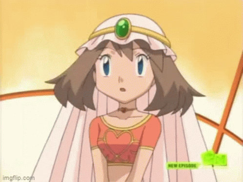 Pokemon May GIF - Pokemon May Belly Dancer Outfit GIFs