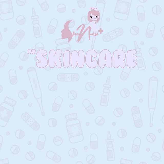 a poster with a nurse and the words " skincare that truly cares trust a nurse "