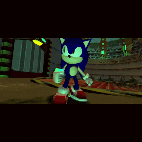 sonic the hedgehog in a video game says moskau