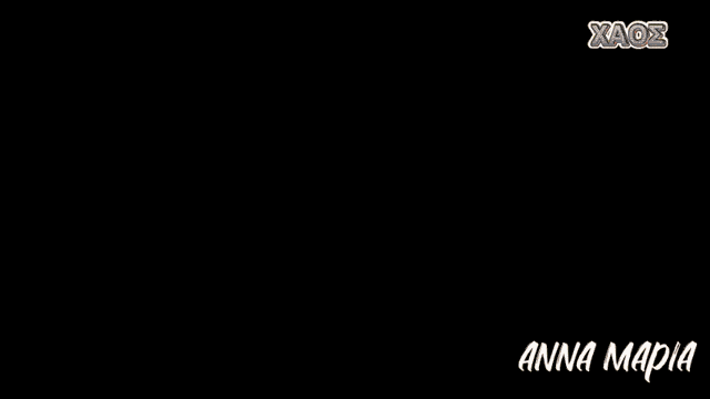a woman in a yellow dress stands in front of a fireworks display with the name anna maria written below her