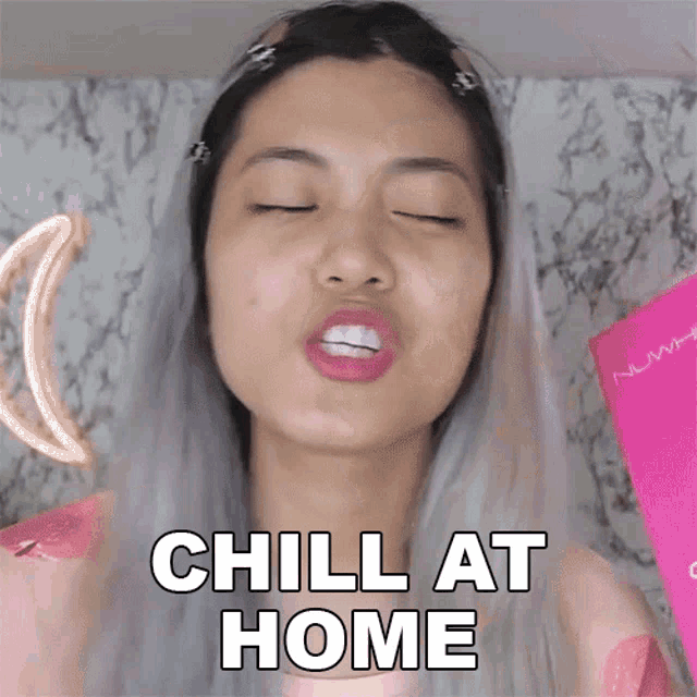 Chill At Home Nazrene Gutierrez GIF - Chill At Home Nazrene Gutierrez Magpahinga Sa Bahay GIFs