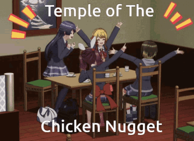 Temple Of The Chicken Nugget Totcn GIF - Temple Of The Chicken Nugget Totcn D4dj GIFs